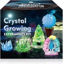 UNGLINGA Crystal Growing Experiment Science Kits, STEM Projects Learning Toys Gifts Idea for Boys Girls, Grow 5 Vibrant Crystales Making Kit