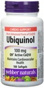 Webber Ubiquinol 100mg QH Aktif CoQ10, 100 softgels