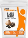 BulkSuplements.com Black Extract Powder - Aged Garlic Extract, Herbal Suplement - Vegan & Gluten Bebas, 800mg per Serving, 1kg (2.2 lbs) (Paket 1)