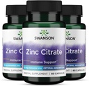 Swanson Zinc Citrate - Mineral Supplemen Primoting Healthy Vision & Immune System Health - Natural Formula Supporting Overall Wellness - (60 Capsules, 50mg Setiap Paket) 3