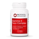 PROTOCOL UNTUK HIDUP BALICE Gamma E Toco Complex - Vitamin E 300mg - Antioksidant Dukungan - untuk Kesehatan Kardiovaskular & Kesehatan Otak - dengan Tocotrienol & Dairy Free - 90 Softgeels