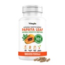 Papaya Fruit Enzyme Capsules for Divalle, Bloating Relief, Immune Dukung for Men & Women - 1500mg Pojaya Organik Powder Per Serving - 180 Vevgie Capsules - Non-GMO, Gluten- Free, Vegan - Friendly