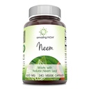 Amazing India Neem (Dibuat dengan Natural Neem Leaf) 500 mg Veggie Capsules Suplemen 124; Non-GMO 124; Gluten Free Gluten, Made in USA 124; Sutable for Vegegarian (240)