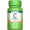 Nature 's Truth Vitamin C dengan Rose Hips 1000mg 124; 60 Caplets berlapis 124; Vegan, Non-GMO & Gluten Free Suplemen