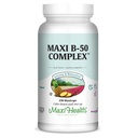 "Maxi Health Stress Relief Vitamin B Complex for Women and Men", Vitamin B6, B12, Biotin, Inositol, Fleek, Vegan, Gluten & Milk & Milk Free, Kosher, Unflashored, 100 Count
