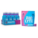 BIOLYTE Electrolite Drink & IV Hydration Drink Mix - Doctor- Formulated FSA & HSA Electrolite Liquid, Rehydration Powder Pawet, Kemoterapi Harus Haves for Women & Men - Berry, 12 Botol, 16 Tongkat