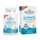 Omega- D3, Lemon Flavor - 90 Soft Gels - 1280 mg Omega-3 + 1000 IU Vitamin D3 - EPA & DHA - Promotes Brain, Heart, & Imune Kesehatan