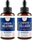 WINDSOR BOTANICALS Melonalin dan Collagen Liquid Rest and Receptionation Skin Bundle
