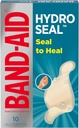 BAND- AID Brand Hydro Seal Adhesive Waterproof Bandages, Hydrocolloid Gel Patch untuk Bantuan Pertama, Lebih cepat Penyembuhan untuk Minor Bliser, Cuts & Scrapes, 10 Count