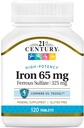 21 Century Besi 65 mg Ferrous Sulfate 325 mg Tablet, 120 Count