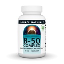 Sumber B-50 Kompleks - Mendukung Produksi Energi * - 50 mg - 100 Tablet