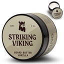 Striking Viking Beard Butter - Moisturizer Non- Greasy Dengan Ingrediens Natural (Vanilla, 4oz) - Keep Your Beard Hydrated dan Menyegarkan