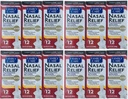(12 pack) Nasal Relief Spray, 12 hour Pump Mist (Oxymetazoline HCL) 0.5 lf oz