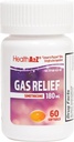 HealtA2Z ® Gas Relief Simethacon 180mg 124; Relieves from Stomach Discomfort and Gas 14; AntiFlatlucence 124; Relieves Gas Fast (60 Count (Pack of 1))