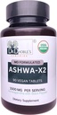 Ashwa X2, Md Formulated Vegan Tablet with Natural Ingreations & Black Pepper Which Increavability, 1500mg, No Extract, USDA Organic