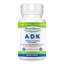 Power By Averals ADK Vitamin Supplement - High Potency Blend of VIT A D3 K2 Vitamin 5000 iu - Dukung Bone, Heart & Imune Health - 60 Capsules (2 Bulan Supply)