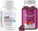 Suplemen Penuaan Sehat Bundle - Nicotinamide Ribsoside Kompleks dan Reveratrol Gummies - 5- 1 Anti Aging Formula Mula Plus Reveratrol Gummies