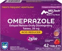Rite Aid Omeprazole Delayed Rilis Orally Disintegrasikan Tablet, Strawberry Flavor, 20 mg - 42 Count, Acid Reducer and Heartburn Relief