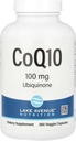 Lake Avenue CoQ10 Nutrition - Ubiquinone Suplement - Promoses Antioxidant Activity - Gluten Free, Non- GMO - 100 mg - 360 Veggie Capsules