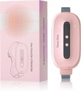 Hate Pad for Period Cramps, Portable Cordless Heating Pad dengan 3 Heat Levels dan 3 Massage Modes, Mom Day Gifts for Mom Wife, Pink