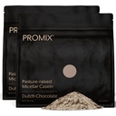 Promix Nutrection Casein Protein Powder - Grasin, Pazial Raised, Slow Rilis 25g Mivault Casein - 5.4g BCAAs Gluten Free, Sugar Free, Soy Free - Chocolate, 5lb