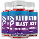 (3 Kemo Ledakan Gummies, Maximum Kekuatan, Original Keto Blast Gummy, Advanced Formula, 3 Bulan Supply
