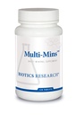 Tambahan Biotik Research Multil- Minins (Enable Mineral Combination) Tambahan Biovailable Multi Mineral With Mineral Sheltates and Whole Food Trace Mineces. Magnesium, Chromium, Iodin (120 Tablet)