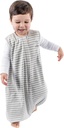 Woolino 4 Musim Bayi Sleep Bag dengan kaki, Merino Wool dan Organik Cotton Walker Sleep Back, Toddler Sleep Bag, 18- 36m, Gray