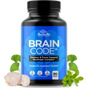 Suplemen Otak Nootropic Otak untuk Memori dan Fokus 124; Mendukung Kesehatan Kognitif & Kejelasan Mental, Enhance Konsentrasi 126; 90 Kapsul