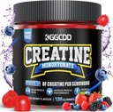 Creatine Monohydrate Gummies Sugar Free, 5g of Creatine Monohydrate per Serving for Muscle Maximum Power, Energy Focus Endurance, Creatine Supplemen Perempuan Pria 120Count Mixed Berry