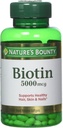 Nature 's Bounty Biotin 5000 mcg, 60 Quick Dissolve Tablet (Paket 2)