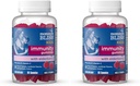 Anak-anak kaya ibu Elderberry, Menyediakan kekebalan dengan Elderberry Hitam, Zinc & Vitamin C, Gluten Free & Vegan, Umur 2 Tahun + (60 Count) (Paket 2)