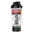 VELOMIX Electric Protein Shake Bottle - 24 oz 124; USB-C Rechargable 14; Leak Providence Shaker untuk Protein Shakes Shamer 124; Portable Blender untuk Shakes dan Smoothies (Electric-Transparent)