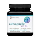 Teori Anda Ashwagandha + GABA - Uses Organik KSM-66- 1.000 mg Ashwagandha & 100 mg GABA - Cortisol, Energy, Stress & Memory Support - 60 Vegetarian Capsules (30- Hari Suppply)