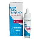 Eosera Ear Pain MD ® - 4% Lidocaine Ear Drops for Maximum Strength Relief - Fast- Acting, Nustuding Earache Treatment for Dewasa & Kid (12.5 mL)