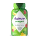 Vitafusi Omega-3 Gummy Vitamin, Berry Lemonade Flavored, Heart Health Vitamin (1) Dengan Omega 3 EPA / DHA dan Vitamin A, C, D, dan E, Amerika Nomor 1 Vitamin Brand, 60 Day Suppply, 120 Count
