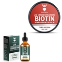 Biotin Beard Balm for Men & conditioning Beard Wax and Growth Beard Growth Oil with 2X concentration Biotin for Men, Hydrates & Thickens Factual Hair