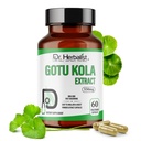 DR. Herbalist Gotu Kola Extract 550mg - 60 Vegan Capsules 124; 10: 1 Ekstrak = 5.500mg Raw Herb Herb; Premium Quality 12.4; Nor-GMO, Gluten- Free Alagh4; Daily Herbal Dukungan 124; Centella asiatica Ektract