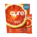 Cure Hidration 12.4; Plant - berbasis Electrolite Drink Mix 124; No Added Sugar 124; FSA- HSA 124; Dehydration Relief Powder Dibuat dengan Coconut Water 124; Non-GMO 124; Vegan 124; Poures 14 Packets - Blood Orange