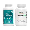 Jigsaw Health Bundle 124; Alaska Cod Liver Oil, 180 Softgels, dan Pureway- C Plus, 120 Kapsul