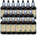 Kava Kava (Piper Methysticum) Tincture, Dried Root Liquid Extract (Nama Merek: HerbalTerra, Proughtly Made in USA) 20x4 fl.oz (20x120 ml)