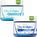 Petualangan saya untuk Menyegarkan Hidrasi Elektrolytes Powder dengan Gula Nol, Bundle, Blue Raspberry & Sour Blue Flavors