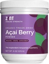 Zint Acai Powder Organic: Freeze Raw Dry Acai Brazil Whole Berry - Imune Dukung - Superfood Vegan Protein untuk Acai Bowls, Smoothies & Cleanse Shakes, 6 oz