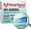 Locamide Hydrochloride 2mg 124; Anti- Diarrifeal Medicine 126; Anti-Gas Medicine 14; Blister Pack 124; USA Manufaktur 124; 24 Softgels