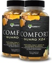 KaraMD Comfort Guard X24 14; Gabungan & Movement Support: 124; Turmeric Curcumin, Boswellia & Ginger 124; Kemudahan Muscle Discomfort & Joint Stiffness 124; Non-GMO, Gluten Free & Vegan (2 Pack)