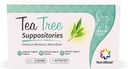 Nutrablast Tea Tree Suppotory (12 Count) 124; All Natural Intimate Deodorant for Women 124; Restore Feminine Balance 124; Made in USA