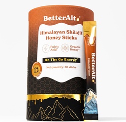 Lebih baik Alt Pure Himalaya Shilajit Caramel Honey Sticks dengan Organic Honey 124; Mudah untuk Consume Shilajit 124; 30 Tongkat untuk Dukungan Boost & Imune, 85 + Trace Minecion, 75% + Fulvic Acid