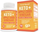 Murni Optimal Keto + ACV Capsules with BHB - Support Energy, Cleanse, and Digetsy Health - Advanced Keto Suplement for a Balanced Lifestyle - 90 Capsules