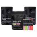 Penelitian Olahraga L- Glutamine (1.1 lbs), Sugar- Free Alamiah Flavored Hydrote Electrolite 16x Variety dan Creatine Monohydrate (1.1 lbs)