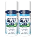Silver Colloidal Gel dengan Aloe Vera, 3.38 oz (Paket 2)